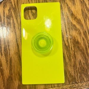 Flaunt Neon Phone Case and Popsocket